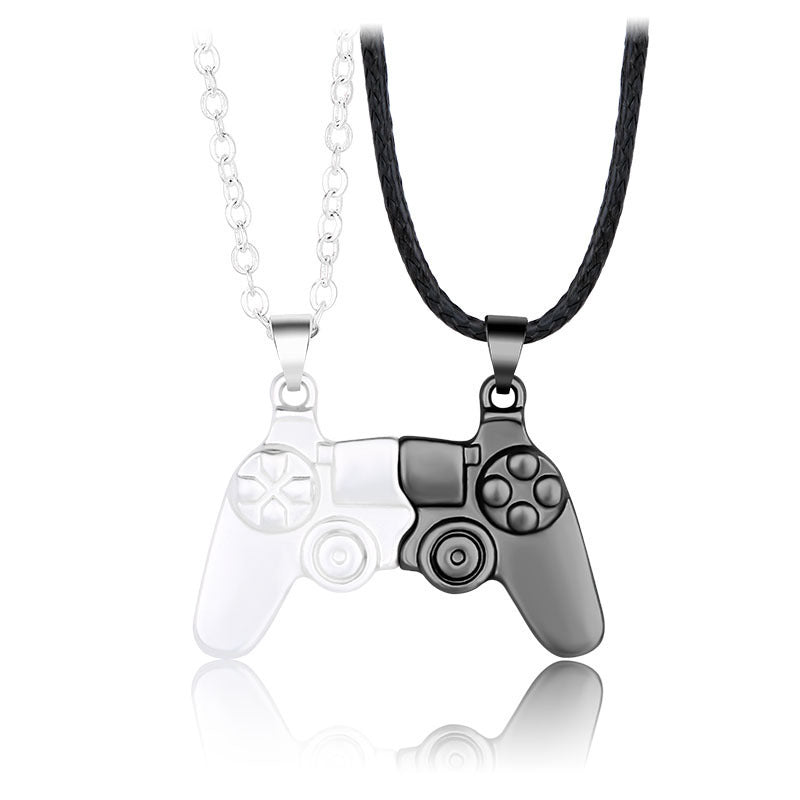 Wholesale Crystal Pendant Necklace Silver Color Women's Jewelry Accessories Zirconia Stone Inlaid Fashionable Design